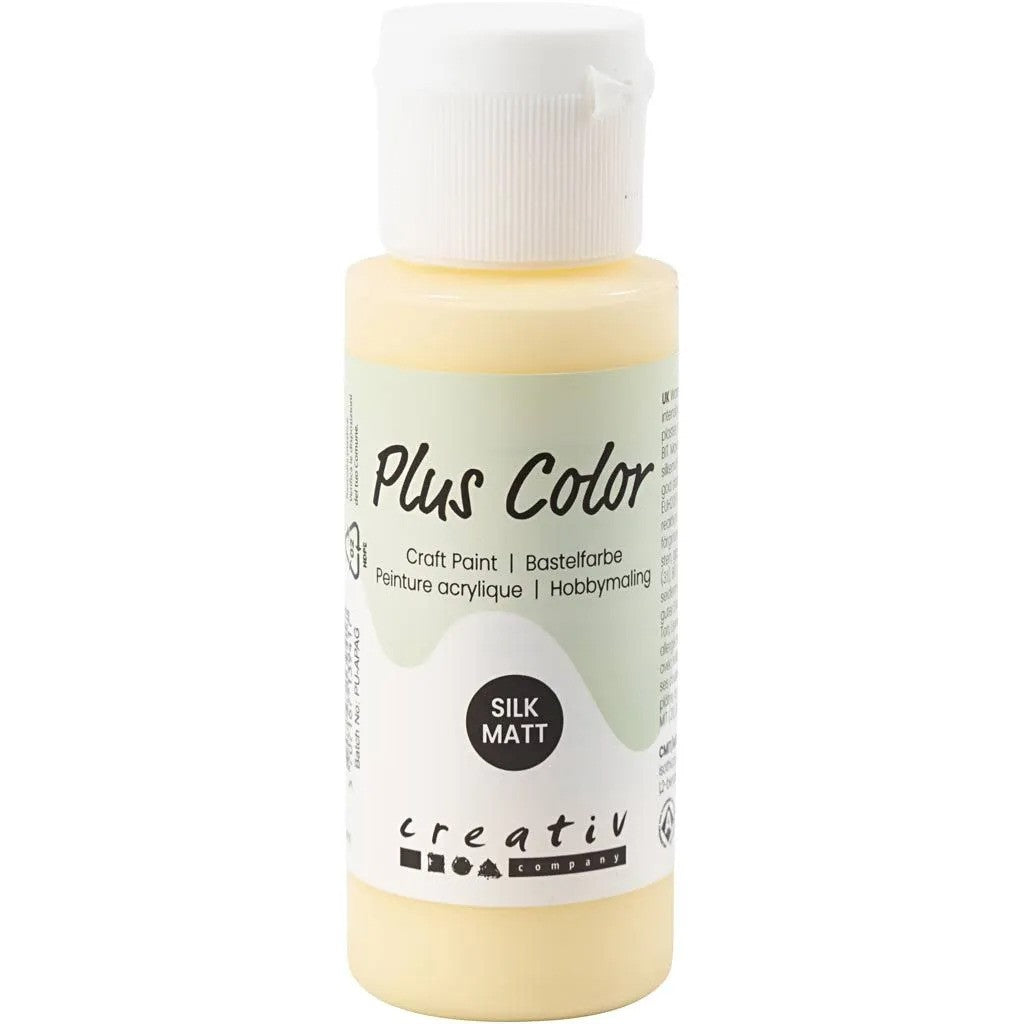Plus Color Acrylfarbe Hellgelb 60 ml