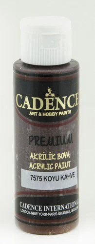 Cadence Premium Acrylfarbe 70 ml Dunkelbraun 7575