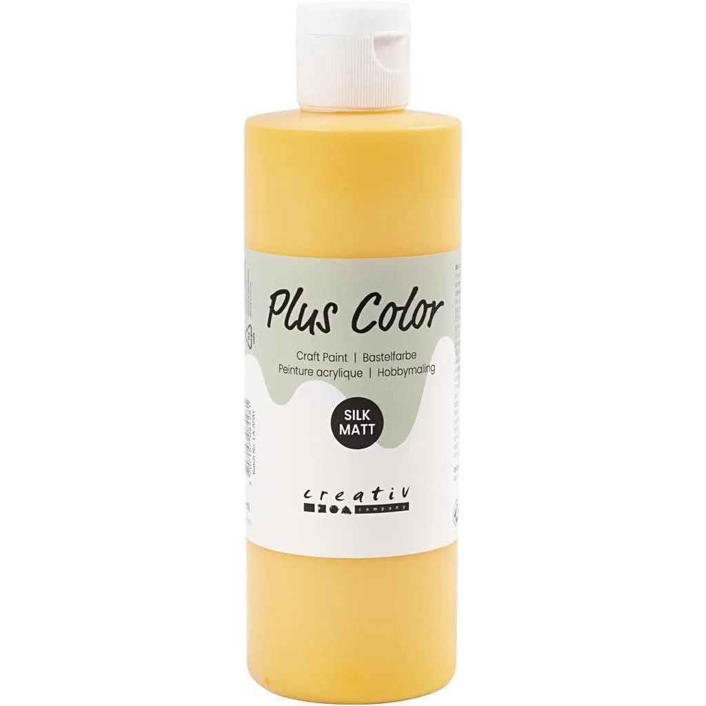 Plus Color Acrylverf Zonnegeel 250 ml