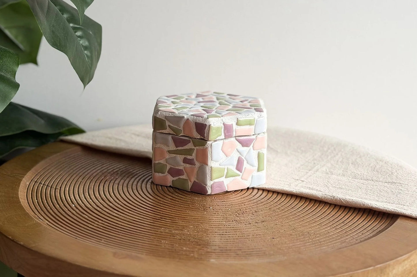 LC DIY Set- Schmuckkästchen Mosaik Pastell