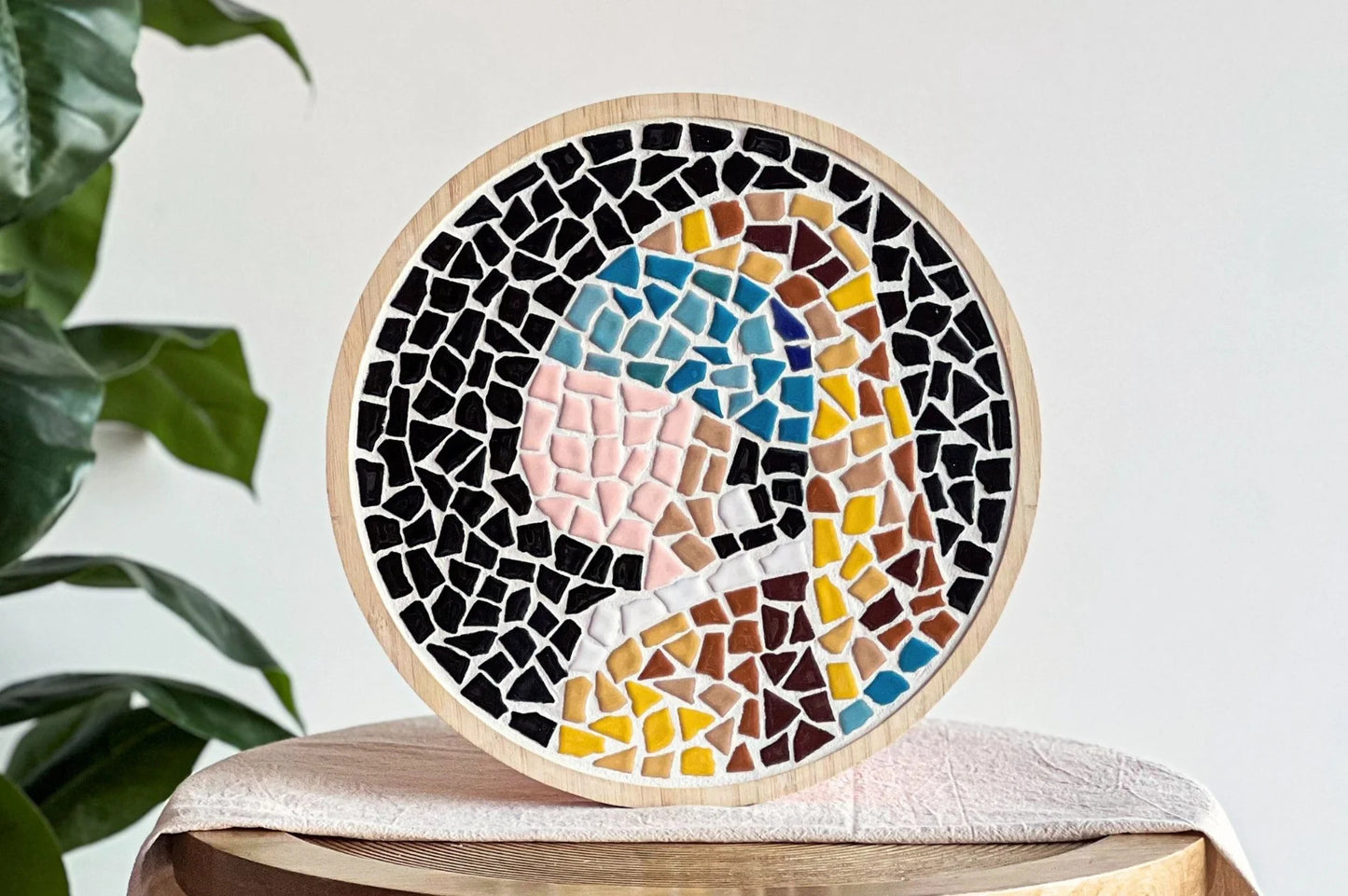 LC DIY-Paket Mosaik Mädchen mit dem Perlenohrring
