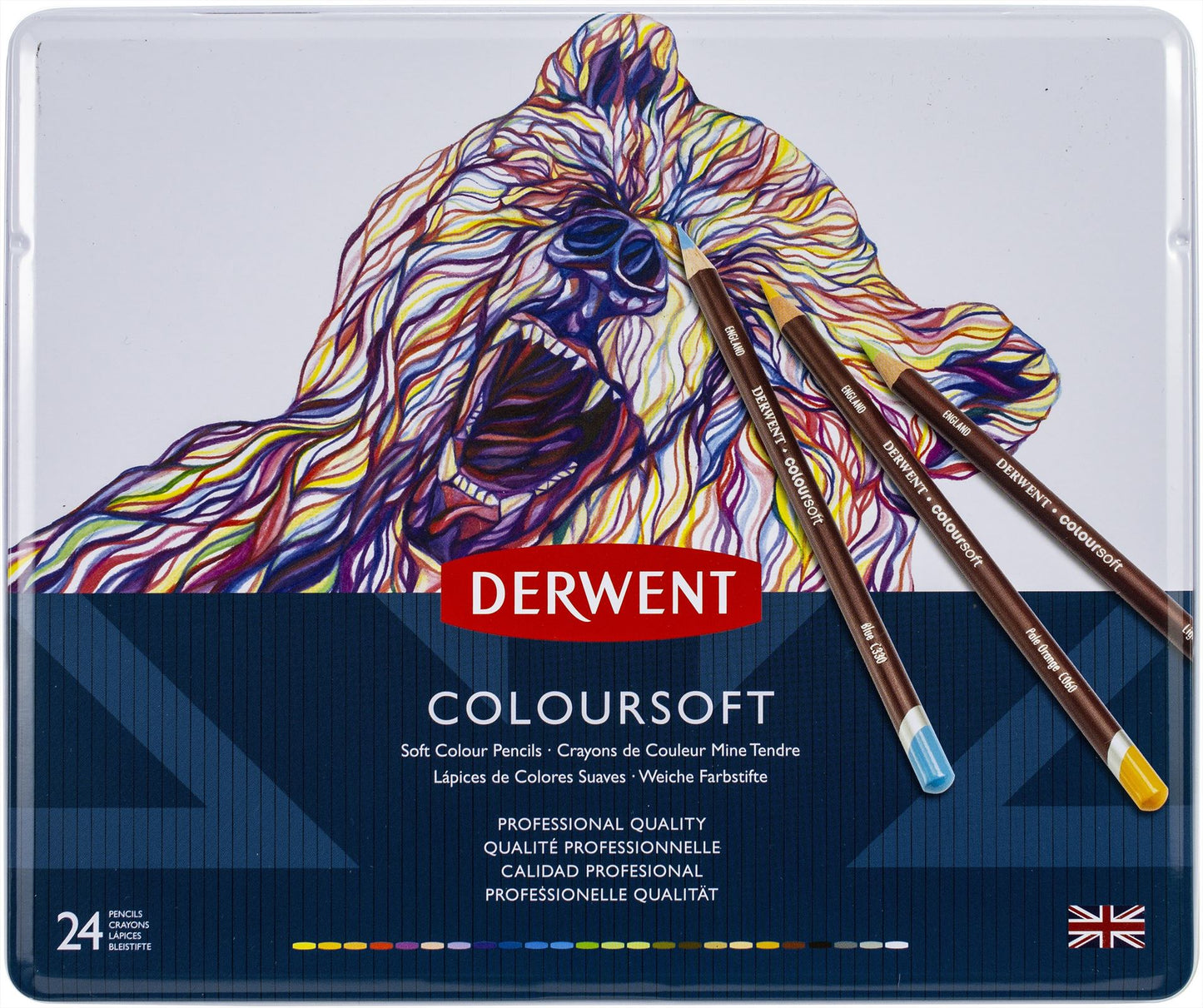 Derwent Coloursoft Pencils 24-Count