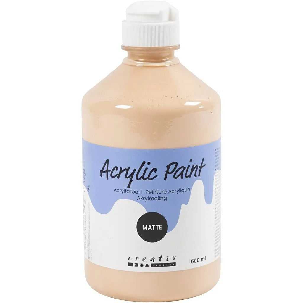 CC Acrylverf Mat Zalmroze 500 ml