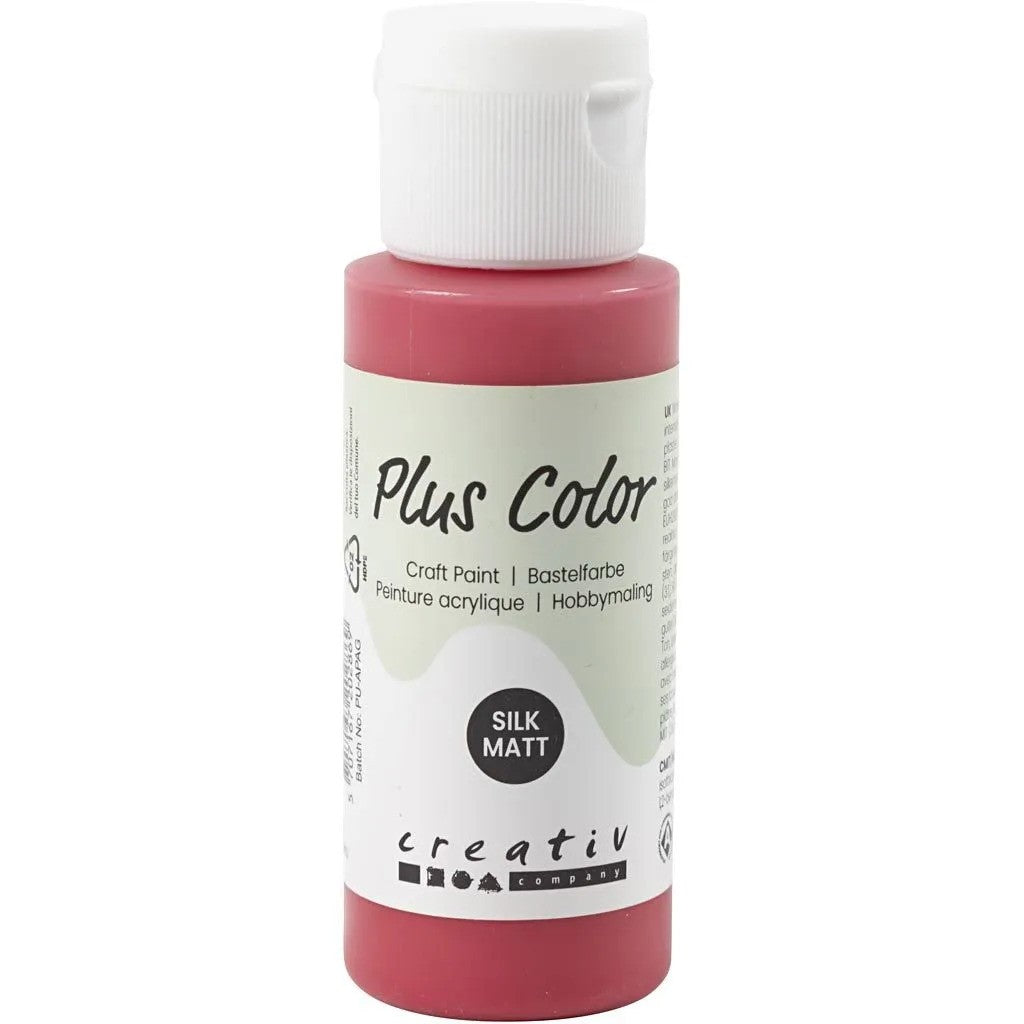 Plus Color Acrylverf Kersenrood 60 ml