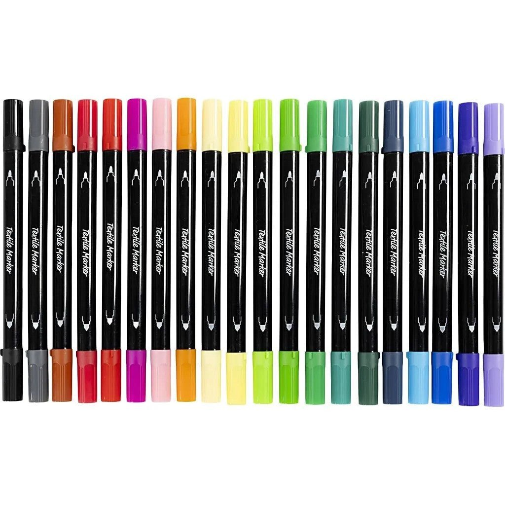 CC Textilstifte 20 Stück Standardfarben