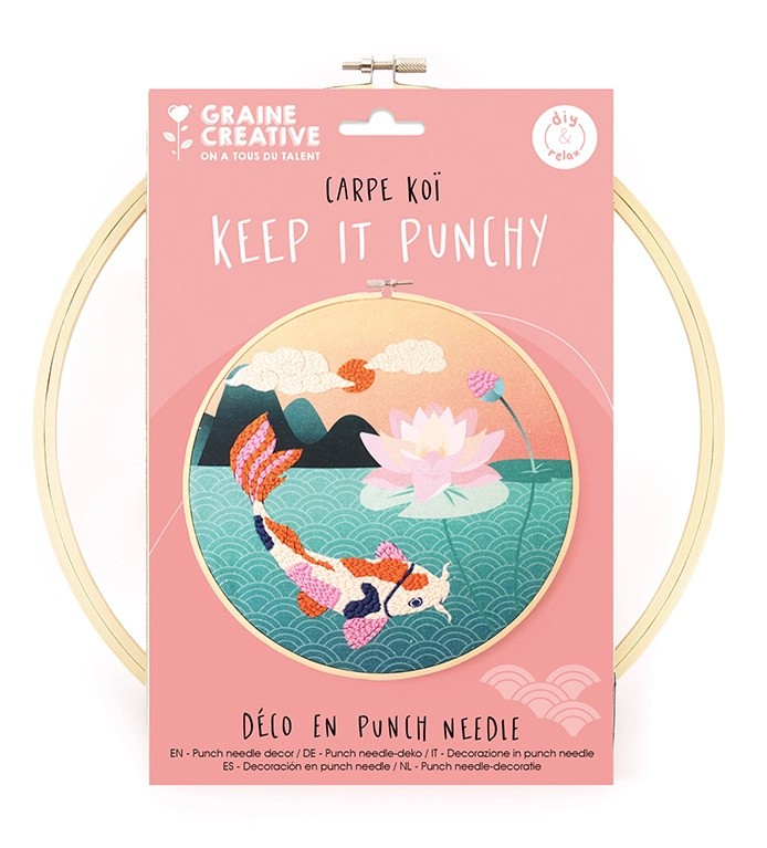 GC Punch Needle Set Koi-Karpfen