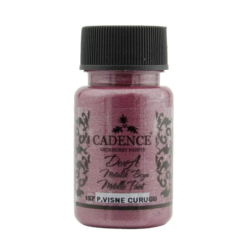 Cadence Dora Acrylverf Metallic 50 ml Bright Maroon