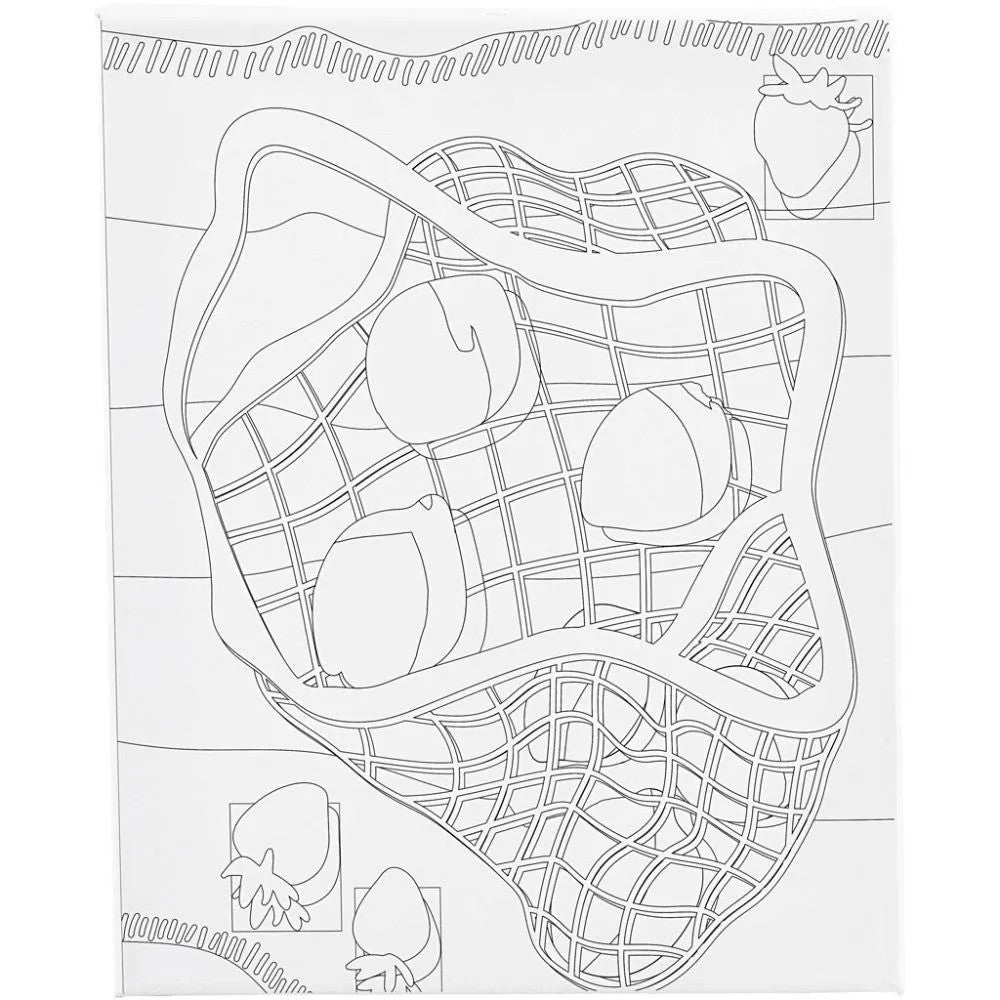 CC Schildercanvas met print Citrusvruchten 24x30 cm