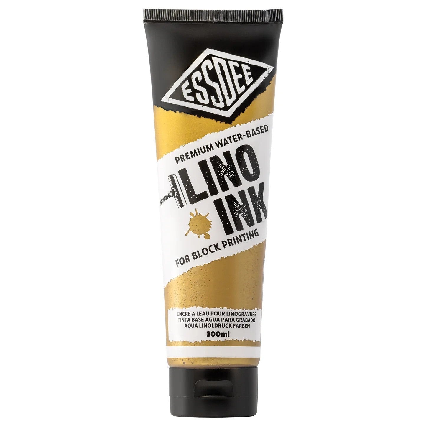 Essdee Lino Inkt Metallic Goud 300ml