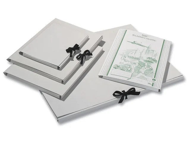Folia Map made of grey cardboard - A4 - With Elastic Band