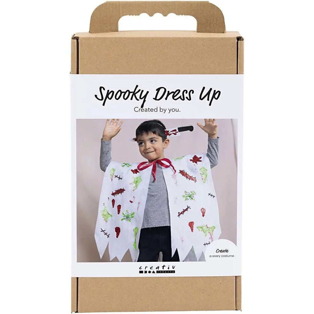 CC Hobbyset Griezelige Verkleedkleding Cape En Hoofdband Diverse Kleuren