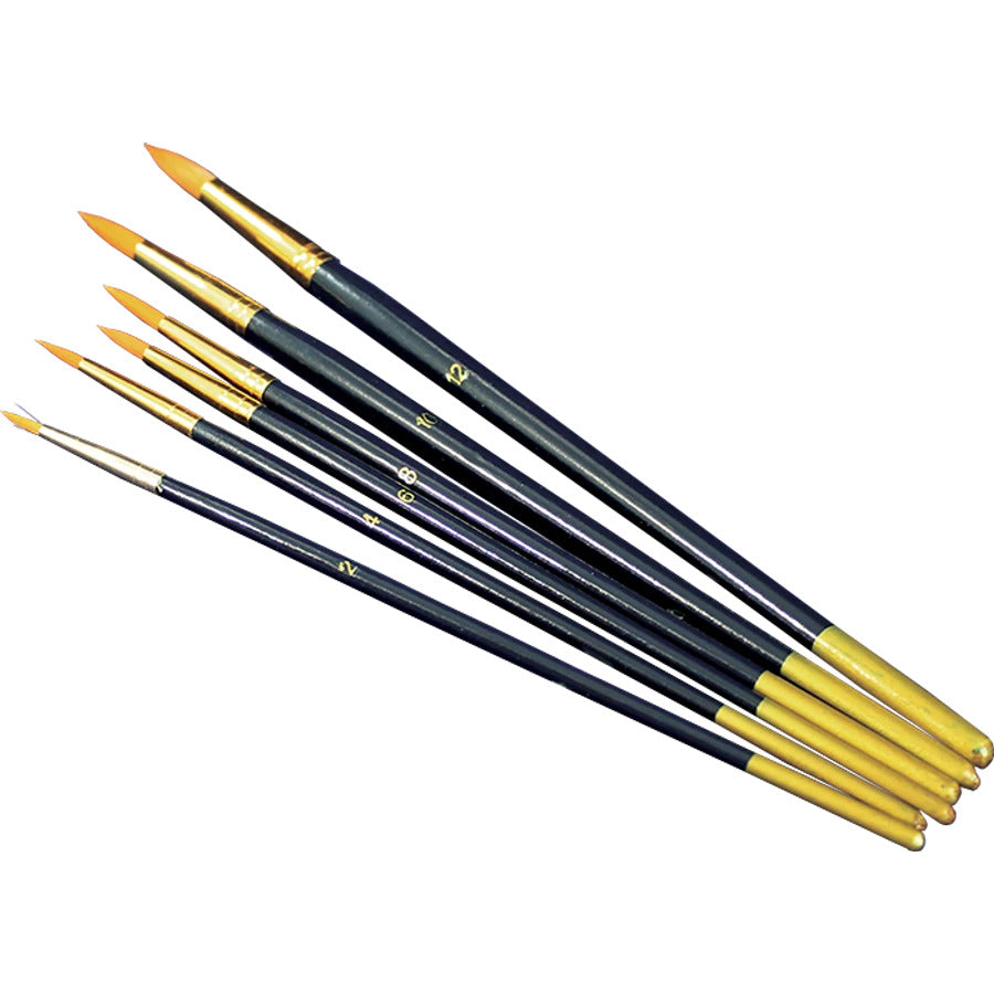 Pentart Kwasten Set Rond Puntig 6 Stuks