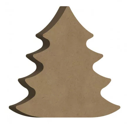 Gomille MDF Christmas Tree Figure 6.5 x 6 cm