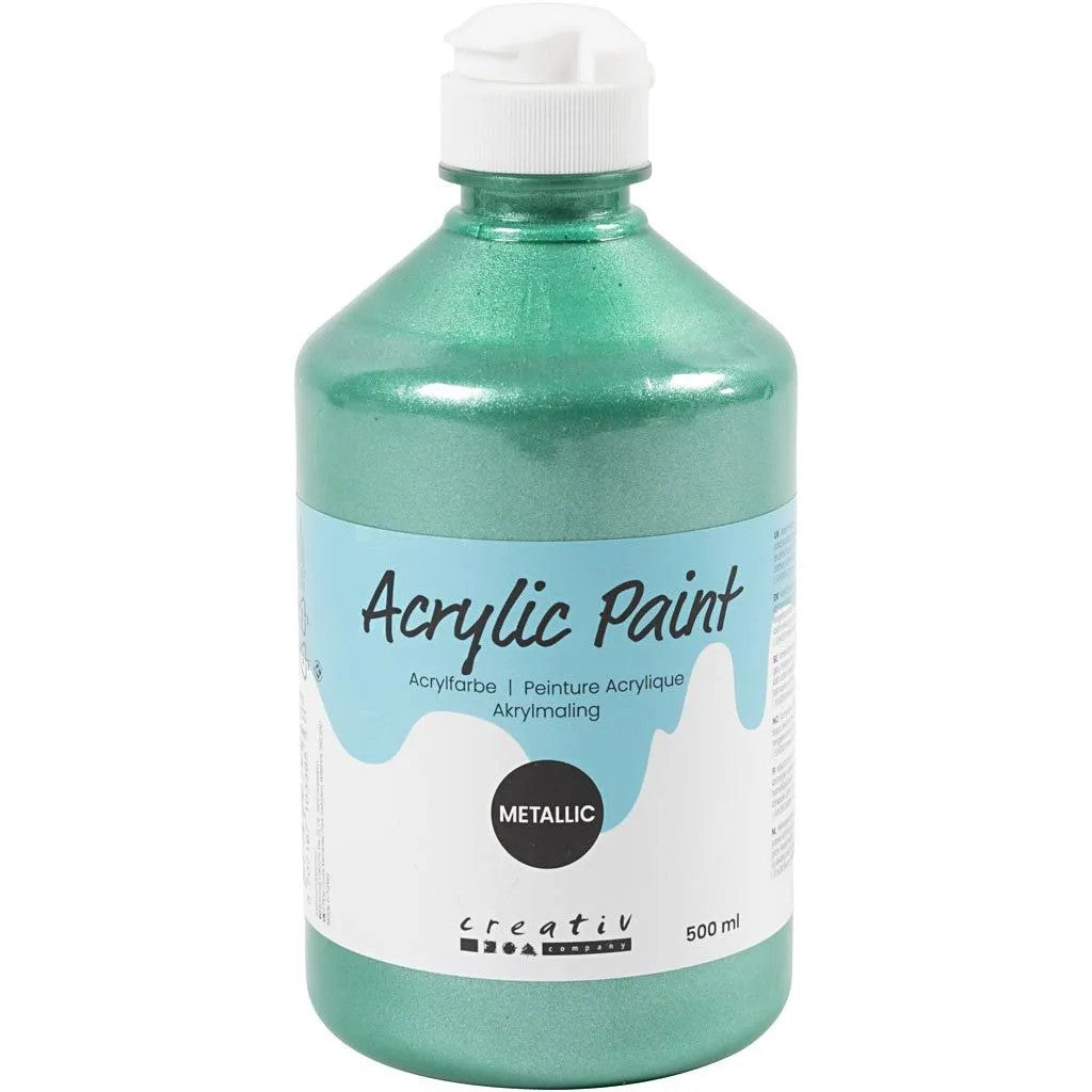 CC Metallic Acrylfarbe Grün 500 ml