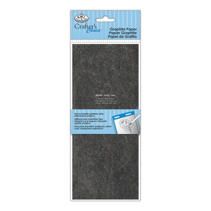 Royal Langnickel Graphitpapier Grau 45x91 cm 1 Blatt