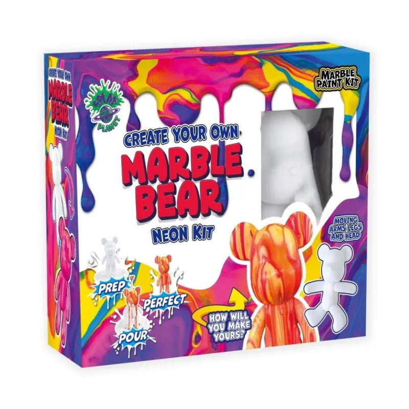 Splat Planet Neon Marble Set Bear