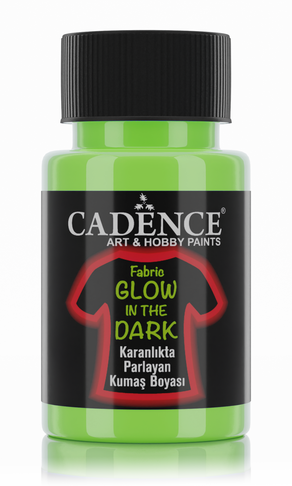 Cadence Glow in the Dark Textielverf 50 ml Groen