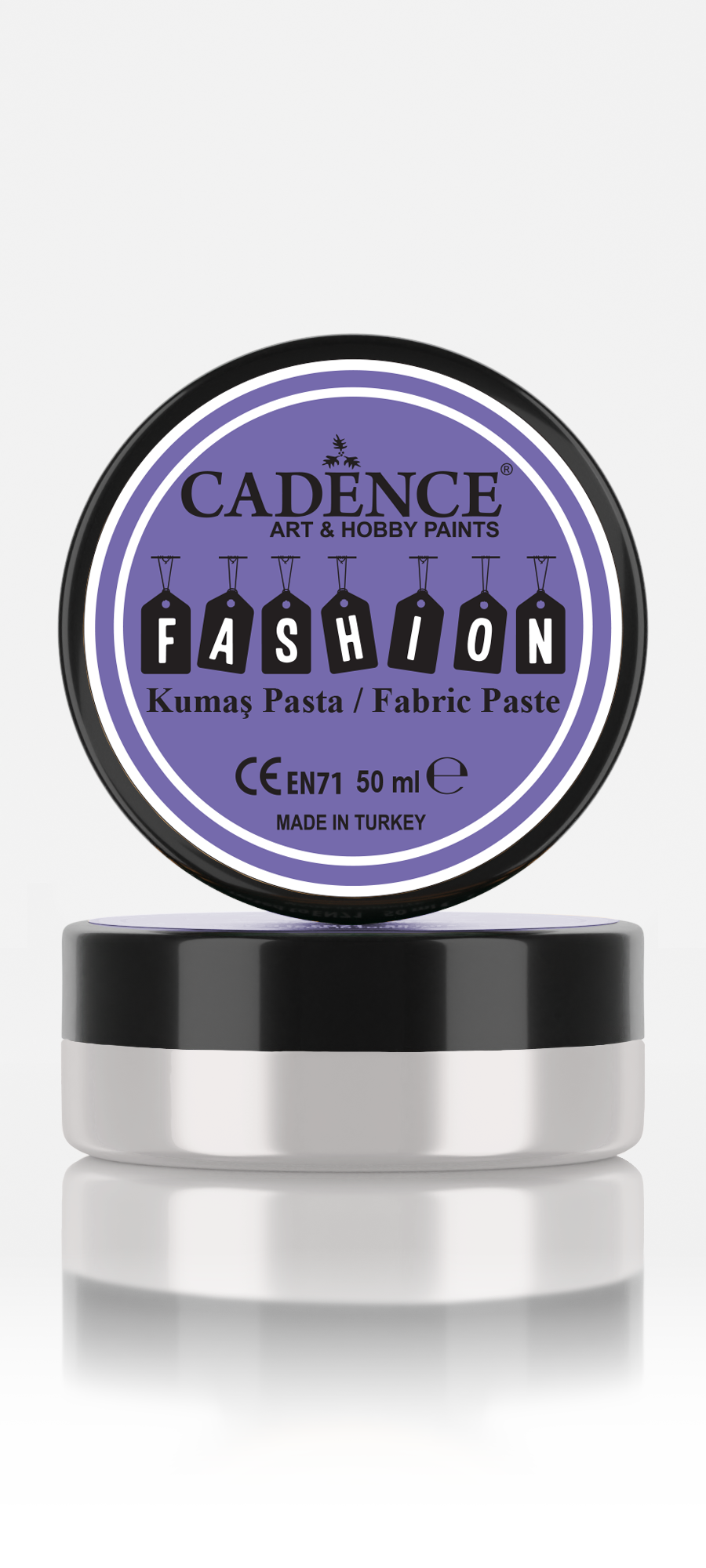 Cadence Fashion Textiel Relief Pasta 50 ml Wit