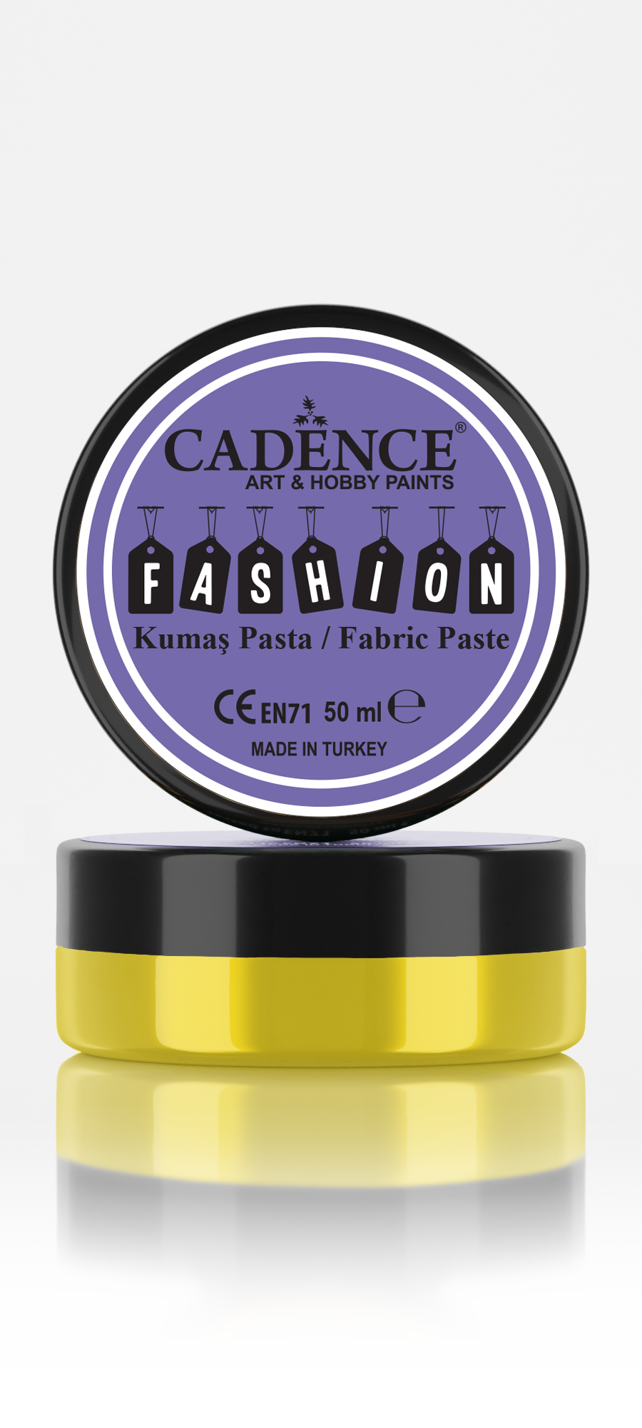 Cadence Fashion Textile Relief Paste 50 ml Lemon Yellow