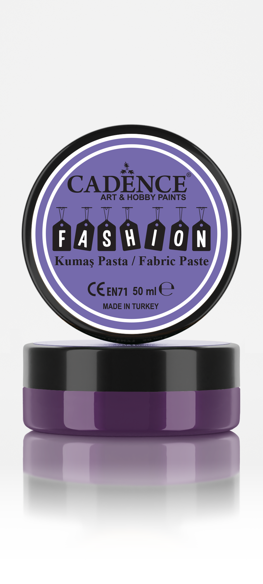 Cadence Fashion Textil Relief Paste 50 ml Aubergine