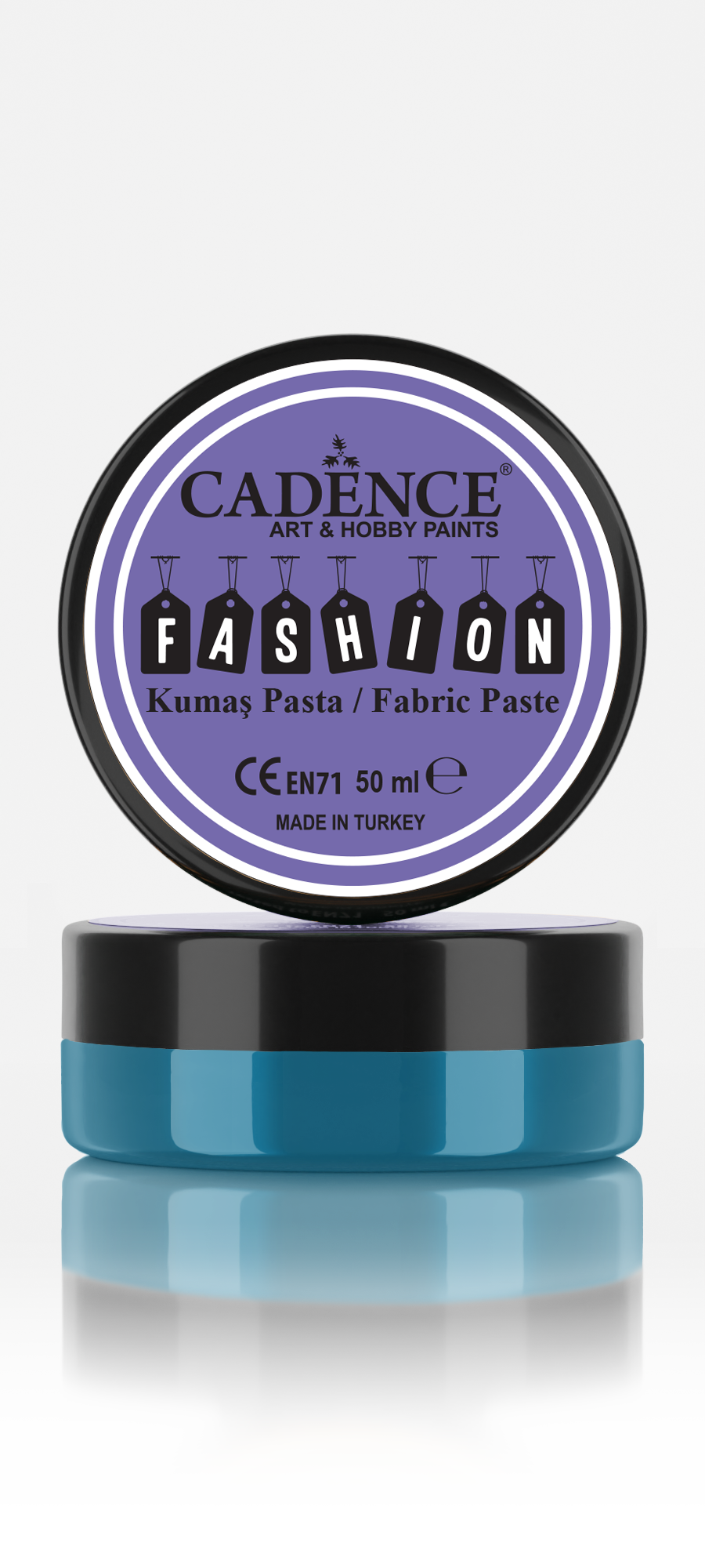 Cadence Fabric Textile Relief Paste 50 ml Turquoise