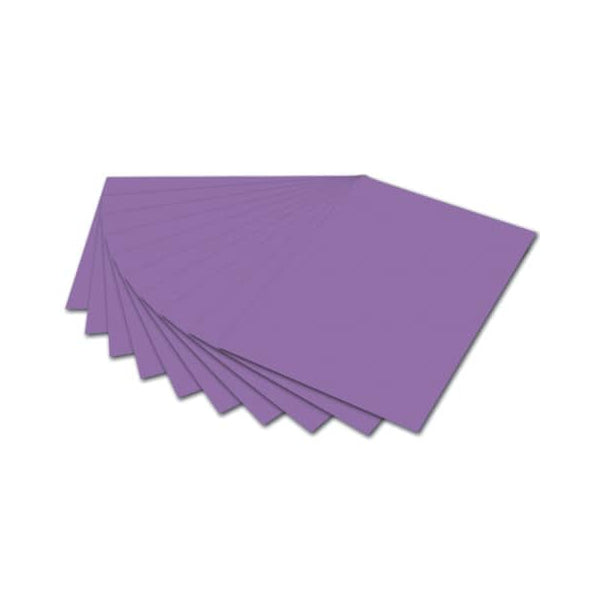 Folia Drawing Paper 50x70 cm 130 g 10 Sheets Dark Lilac