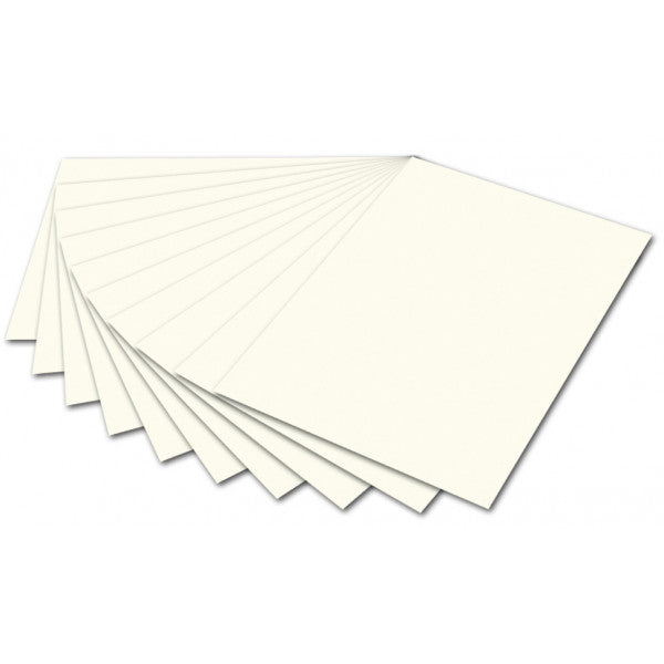 Folia Drawing Paper 50x70 cm 130 gsm 10 Sheets Pearl White