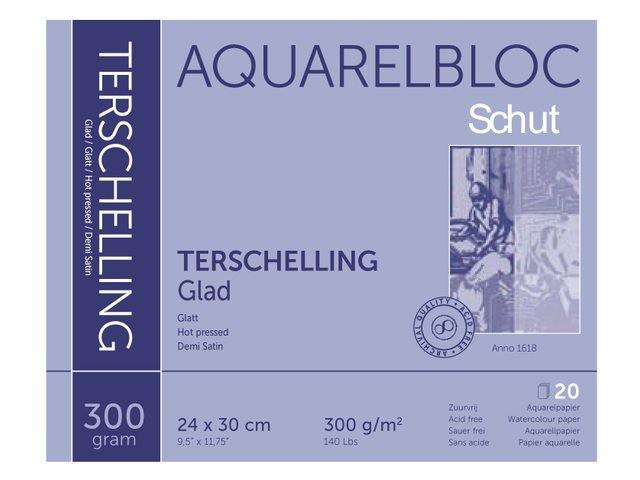 Schut Terschelling Watercolour Paper Smooth 24x30 cm 300gsm 20 sheets