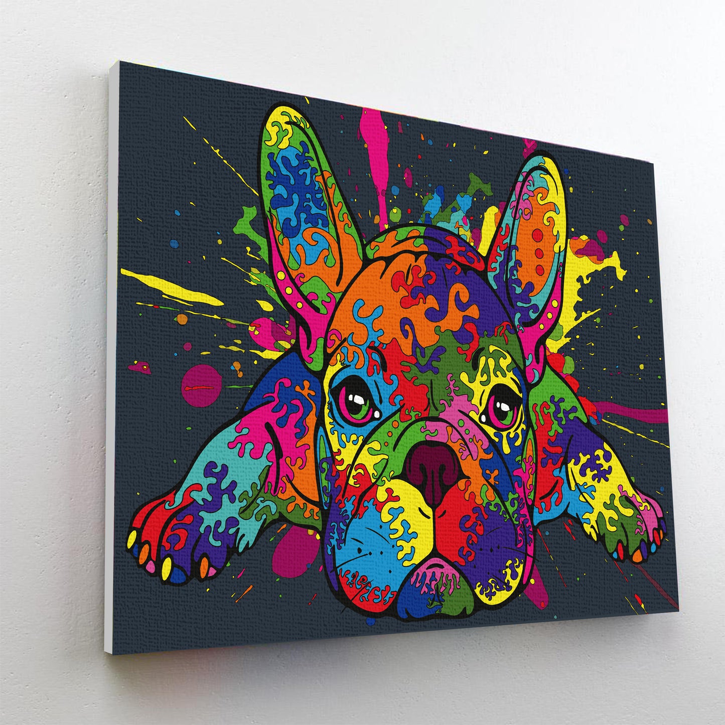 Splat Planet Paint by Numbers French Bulldog
