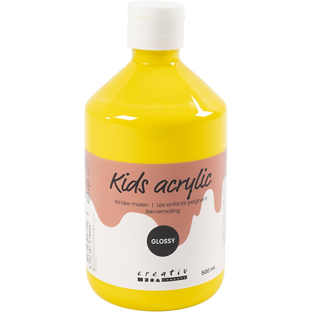 CC Acrylverf Glossy Primair Geel 500 ml