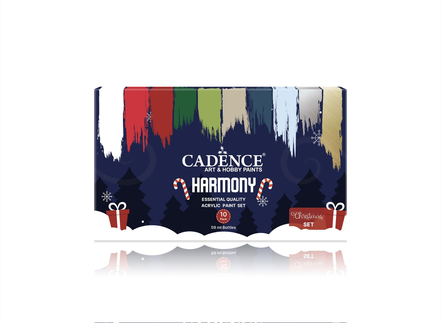 Cadence Harmony Acrylverf Set 10x59 ml Kerst