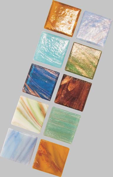Mosaikstein Joy de Luxe 20x20 mm Bunte Mischung 200 gr