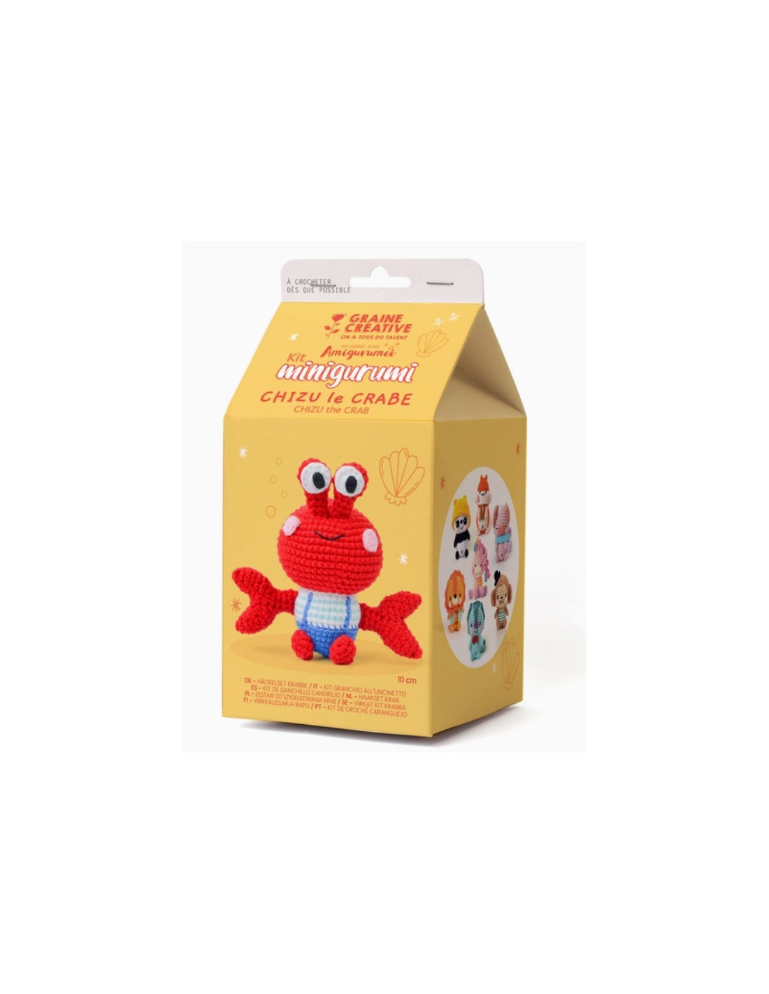 GC Minigurumi Crochet Kit Chizu the Crab