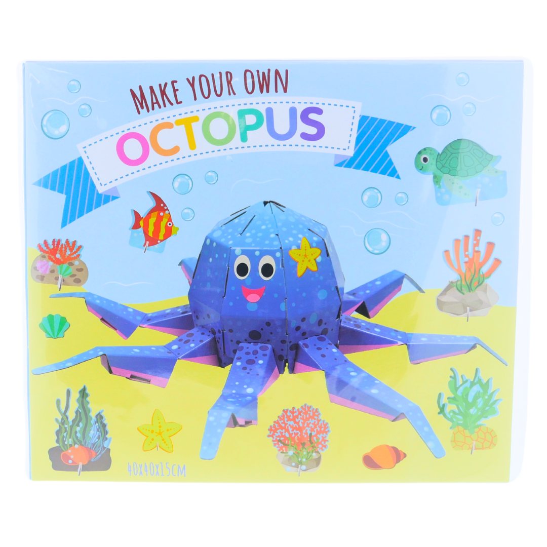 Win Make Your Own Animal Craft Kit Octopus 40 × 40 × 15 cm