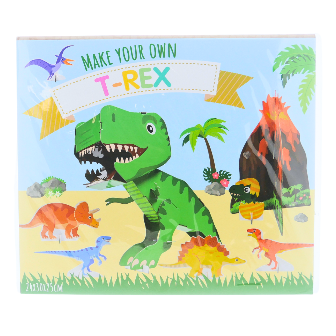 Wins Maak Je Eigen Dier Knutselset T-Rex 24 × 30 × 25 cm