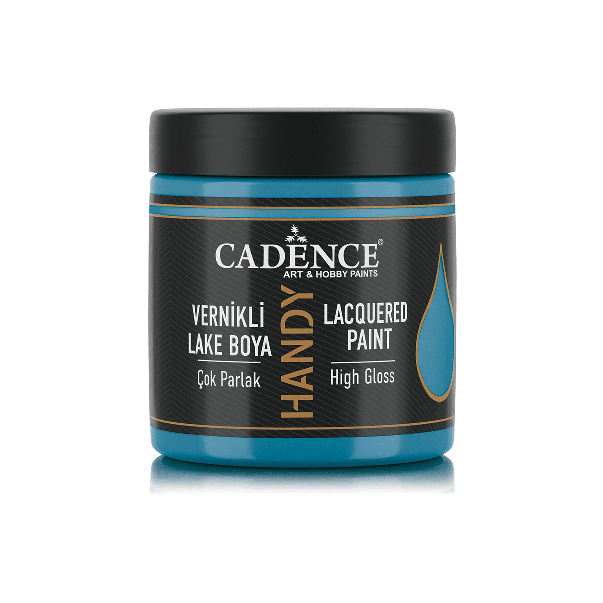 Cadence High Gloss Acrylic Paint 250 ml Turquoise