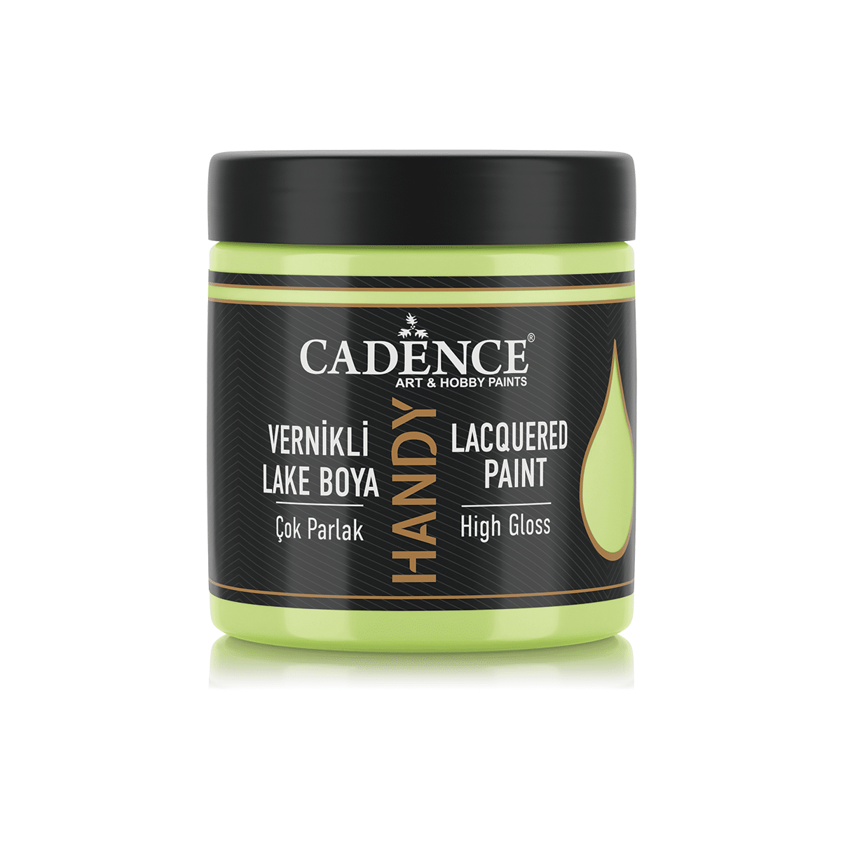 Cadence Hoogglans Acrylverf 250 ml Kiwi Green