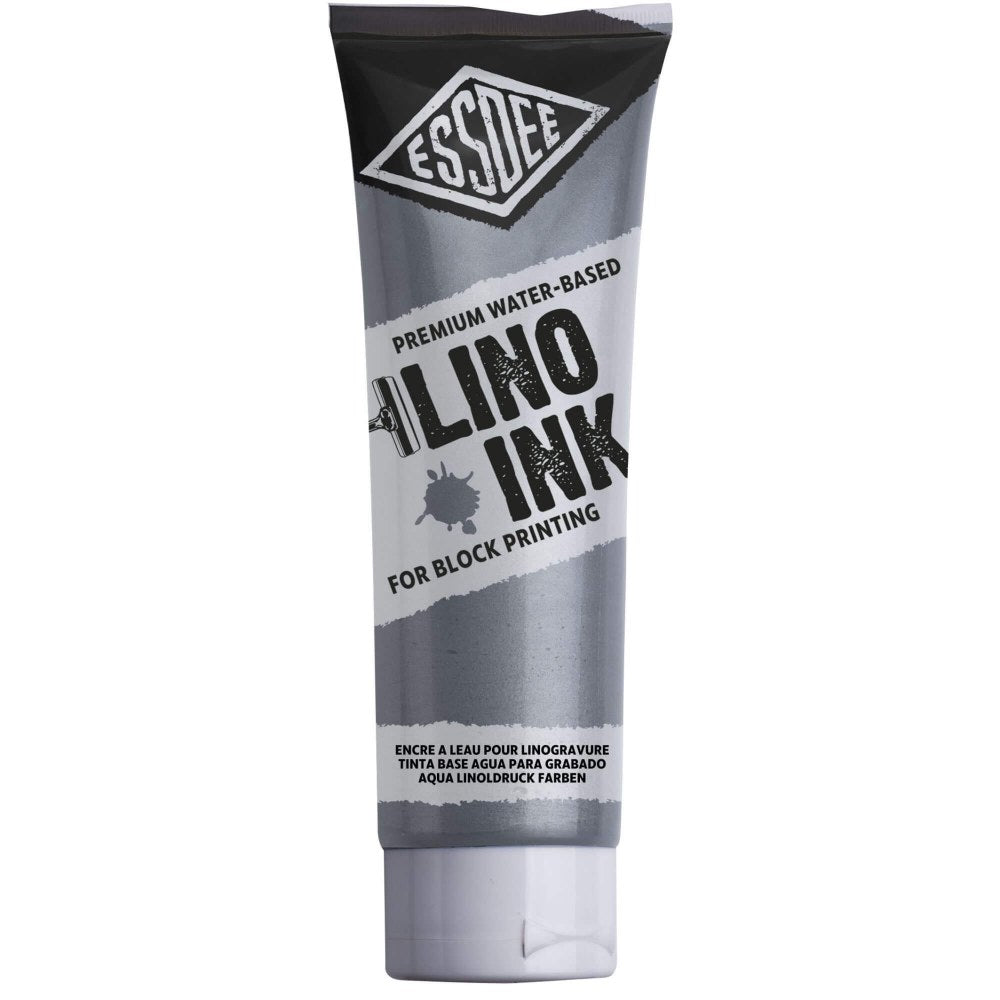 Essdee Lino Inkt Metallic Zilver 300ml
