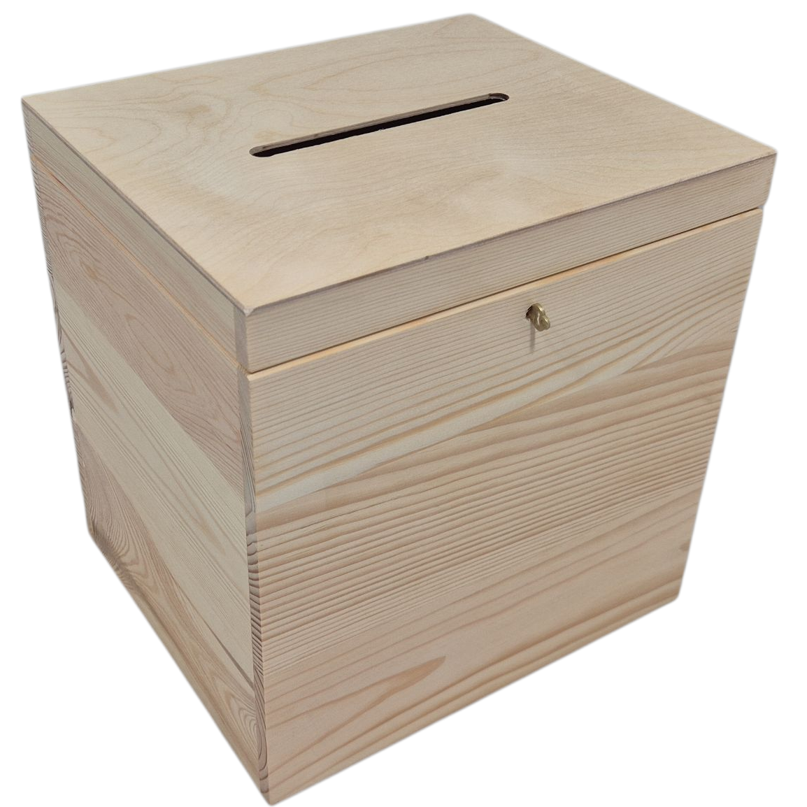 Houten Enveloppenkist met Luxe Slotje 29,1 x 25,1 x 30,1 cm