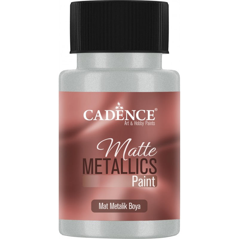 Cadence Matte Metallic verf Licht Grijs 50ml