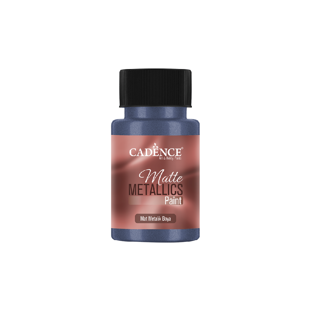 Cadence Matte Metallic Farbe Marineblau 50ml