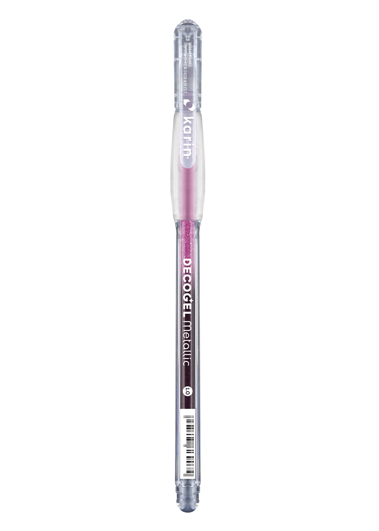 Karin Decogel 1.0 Gel Pen Metallic Pink
