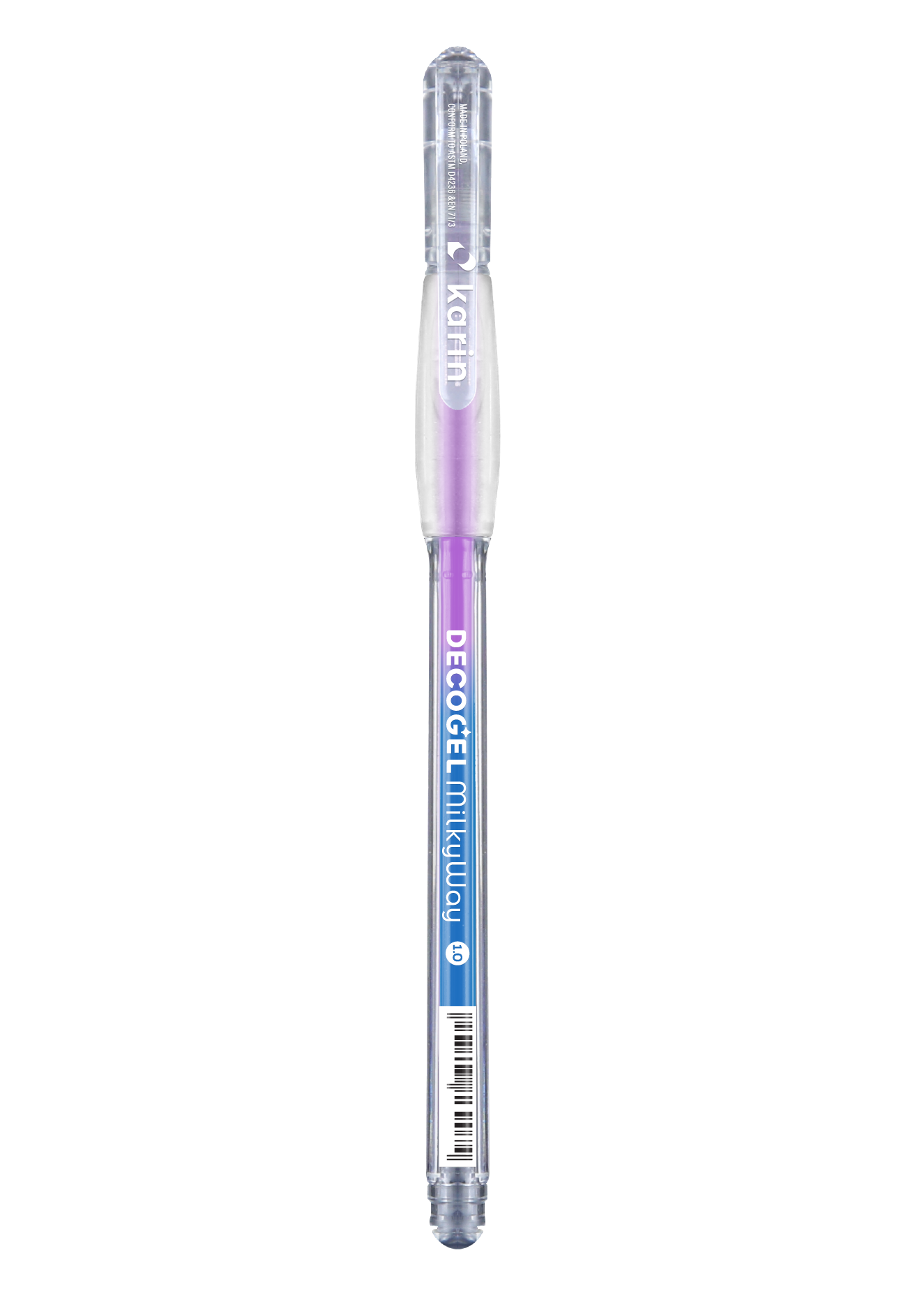 Karin Decogel 1.0 Gelpen Milky Way Violet
