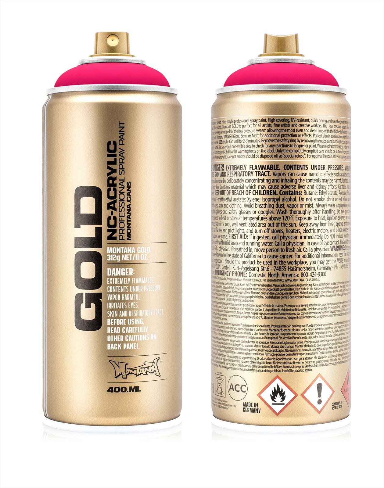 Montana Gold Spuitbus 400 ml Gleaming Pink