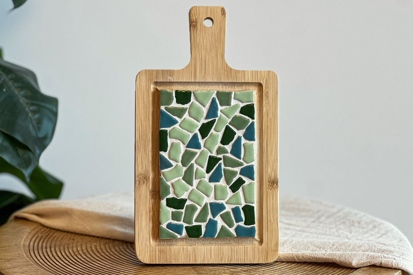 LC DIY-Paket Mosaik-Vesperbrett Klein Grün