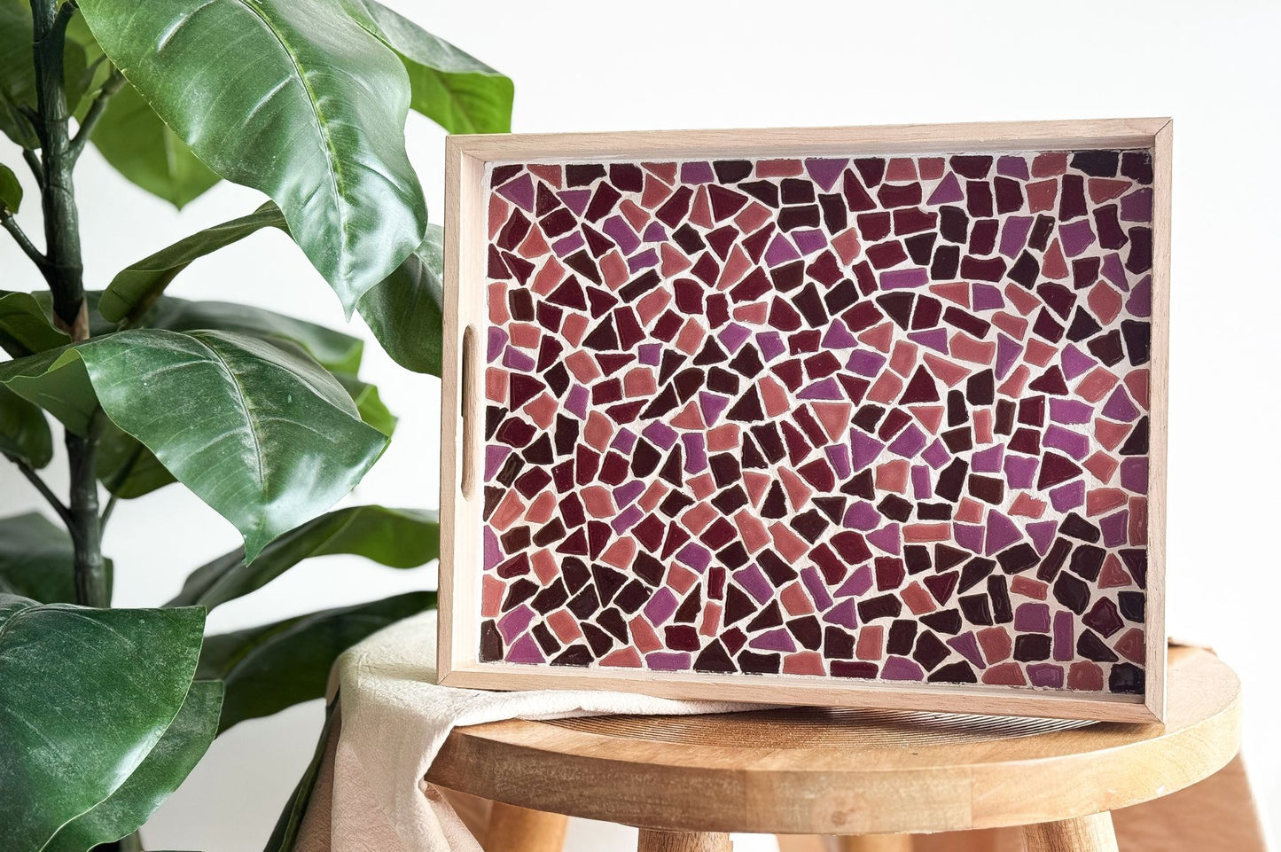 LC DIY Mosaic Tray Kit - Old Pink