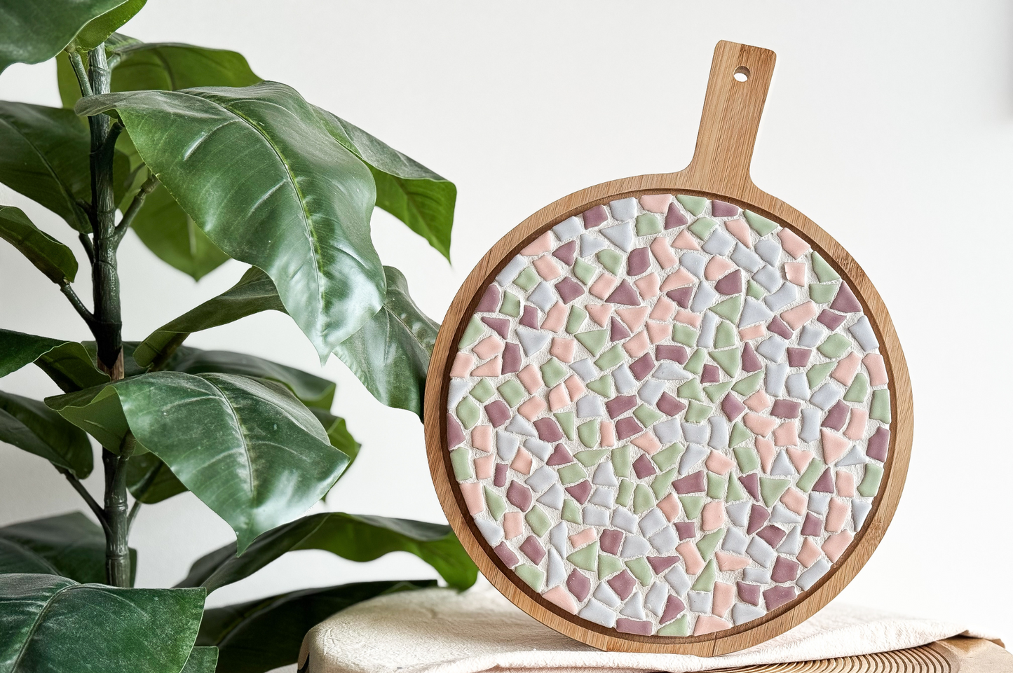 LC DIY Runde Tapasplatte - Pastell