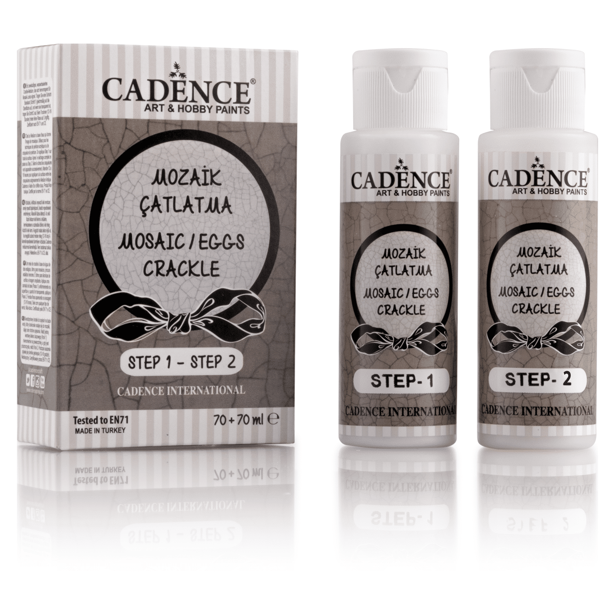 Cadence Mosaic or Eggshell Crackle Varnish 120+120ml