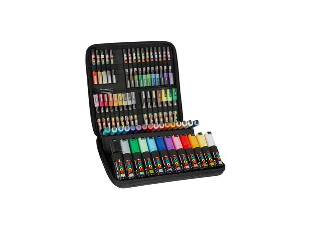 Uni Posca Paint Marker 60 Set Case