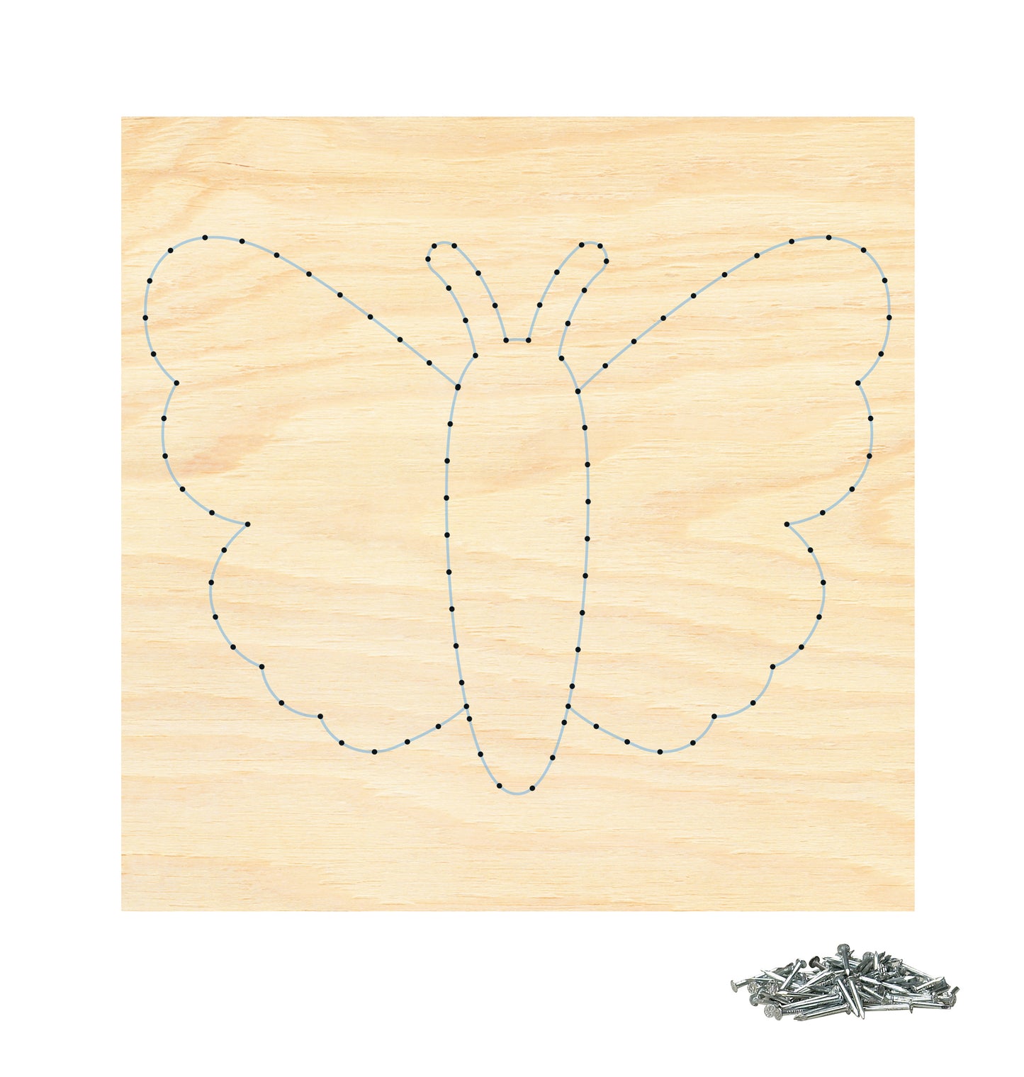Pebaro String Art Vlinder Set 20 x 20 cm